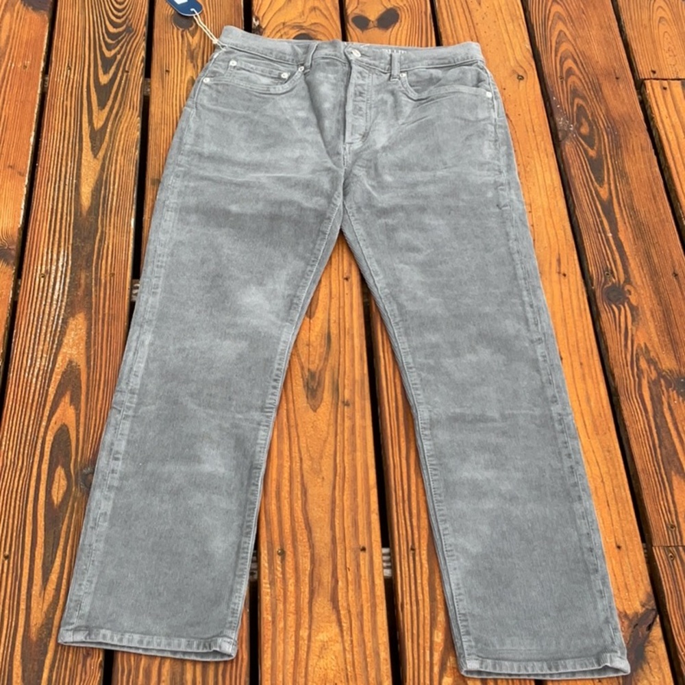 NWT Daily Blue by AG Boost Corduroy Jeans In Gray Size 29 /31